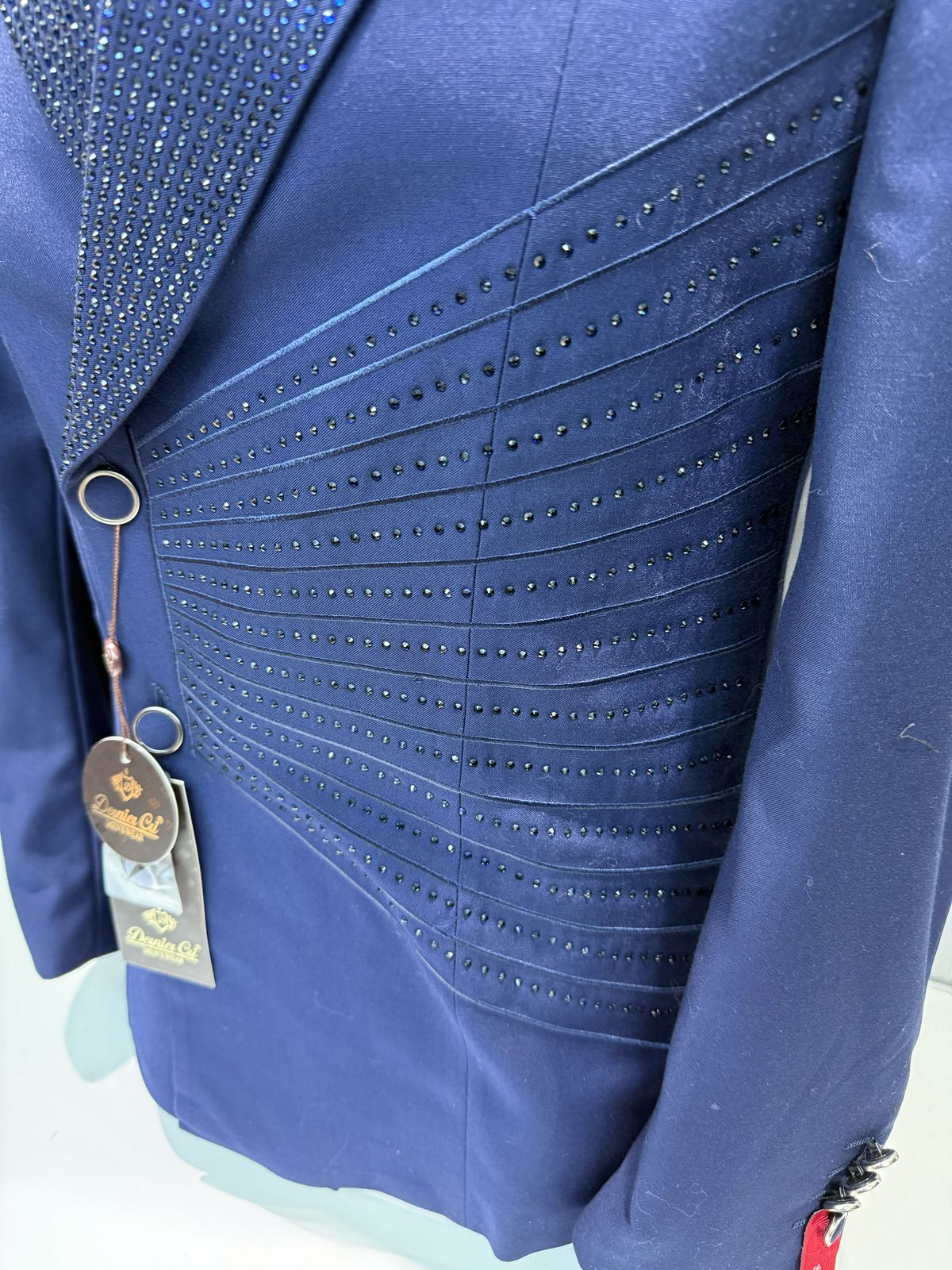 Blue Sparkle King Embellished Suit
